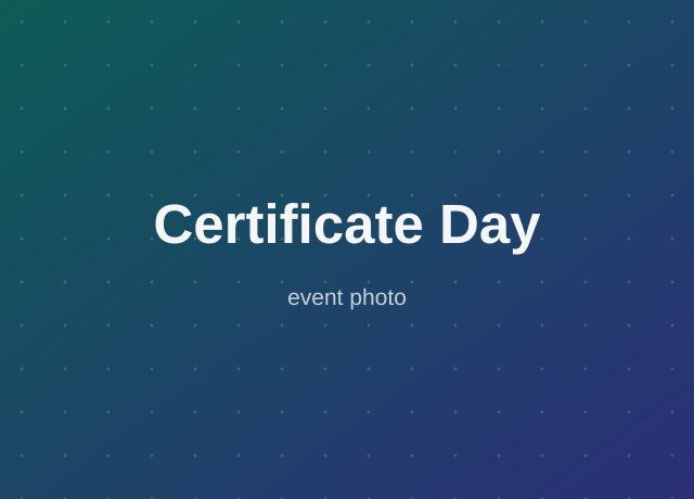Certificate Distribution