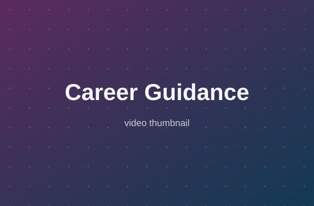 Career Guidance Session