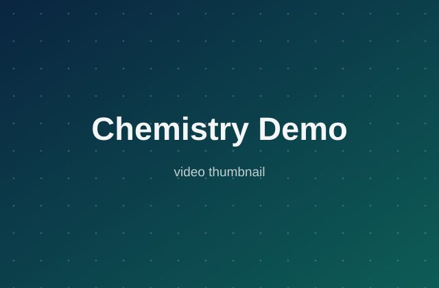 Chemistry Demonstration